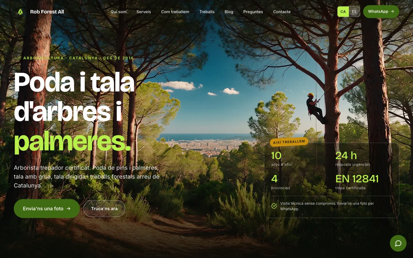 Rob Forestall, vista de escritorio